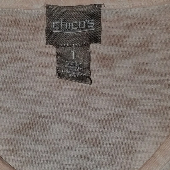 Chico's Ladies Blouse Size 1 - Picture 2 of 6